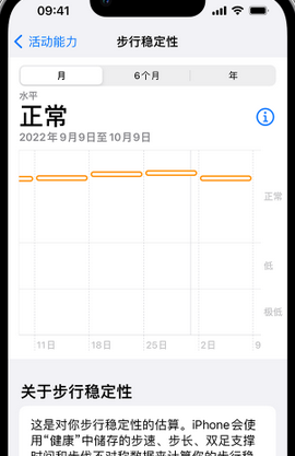 千家镇iPhone手机维修如何在iPhone开启'步行稳定性通知'