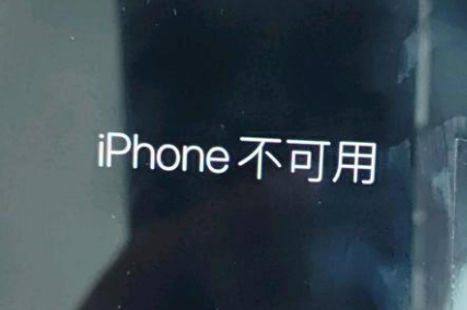 千家镇苹果服务网点分享锁屏界面显示“iPhone 不可用”如何解决 